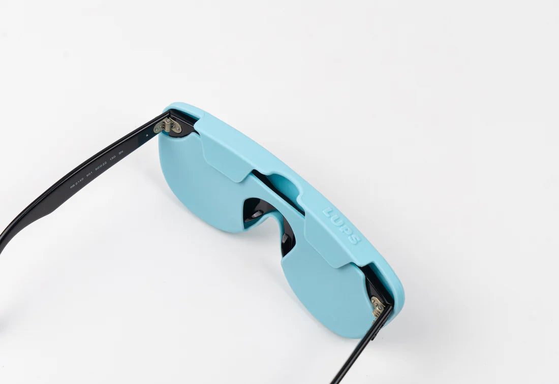 Flexible silicone glasses case - Light Blue