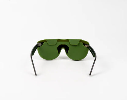 Flexible Silicone Glasses Case - Army Green