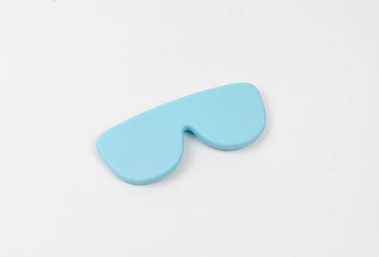 Flexible silicone glasses case - Light Blue