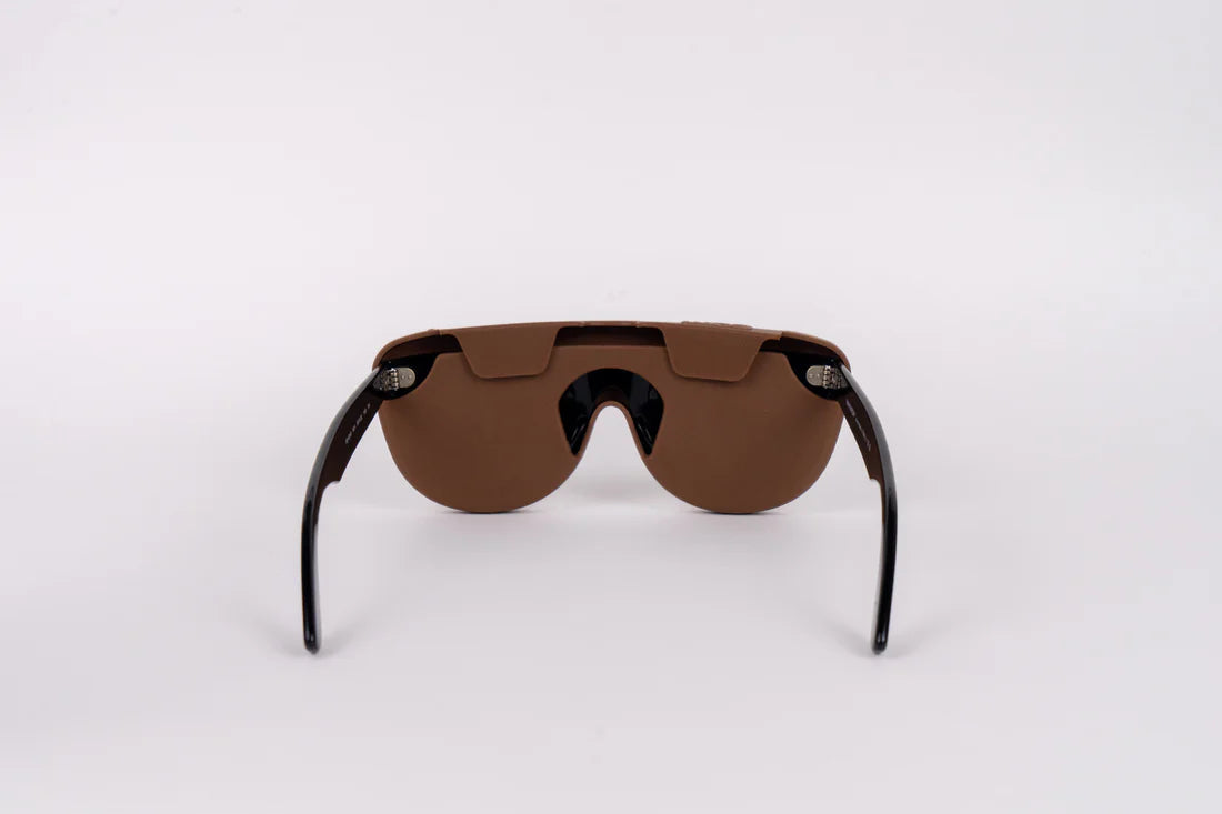 Flexible Silicone Glasses Case - Chocolate